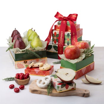 The Fruit Company Classic 5-box fruit gift tower