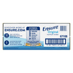 Ensure Original shake nutrition facts and packaging