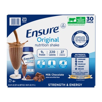 Ensure Original milk chocolate nutrition shake 30-pack