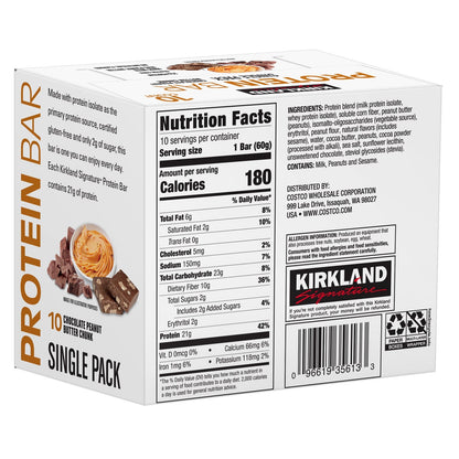 Kirkland Signature certified gluten free snack bars