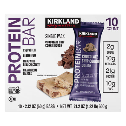 Kirkland Signature protein bar box pack of 10