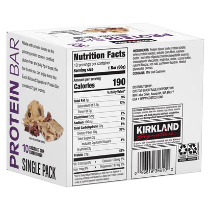 Certified gluten free Kirkland Signature snack bars