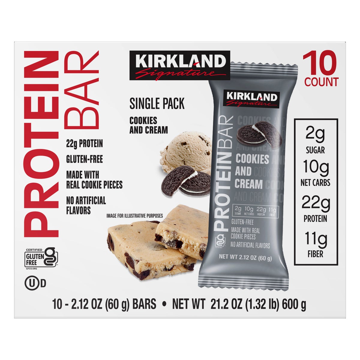 Kirkland Signature 2.12 oz protein bar pack