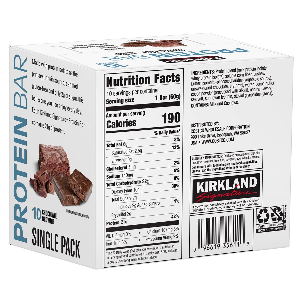Kirkland Signature snack bars 4 pack of 10