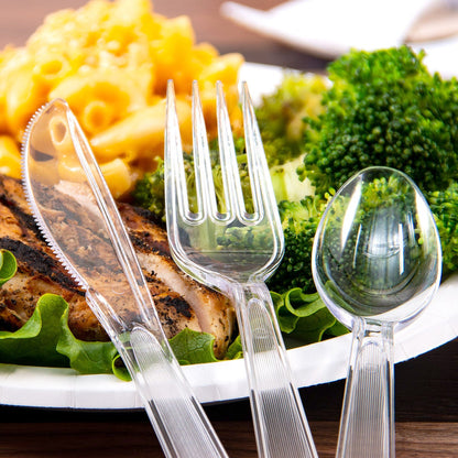 Kirkland Signature clear plastic cutlery assortment