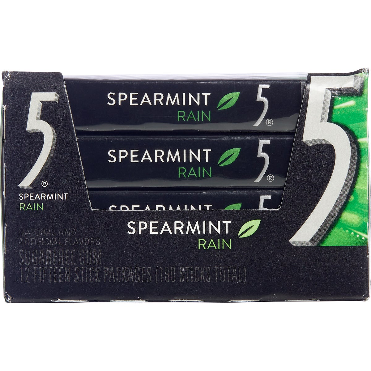 Sugar free spearmint chewing gum multi-pack