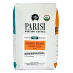 Medium roast organic Bolivian coffee beans by Parisi Artisan Coffee