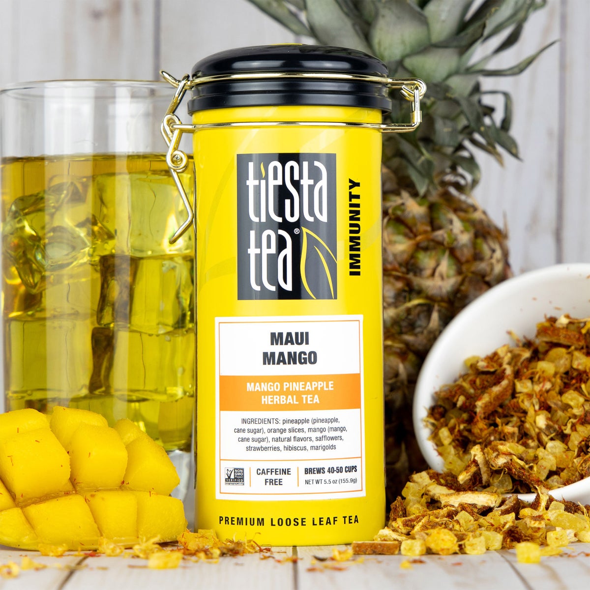 Tiesta Tea Maui Mango 5.5 oz tin