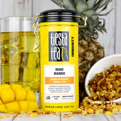 Tiesta Tea Maui Mango 5.5 oz tin
