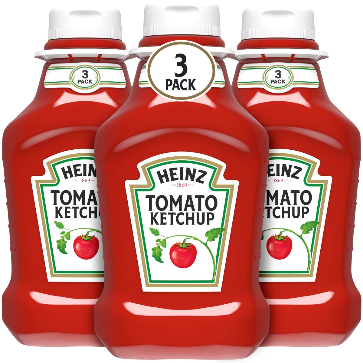 Heinz tomato ketchup 44 oz 3-count pack