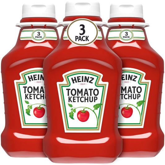 Heinz tomato ketchup 44 oz 3-count pack