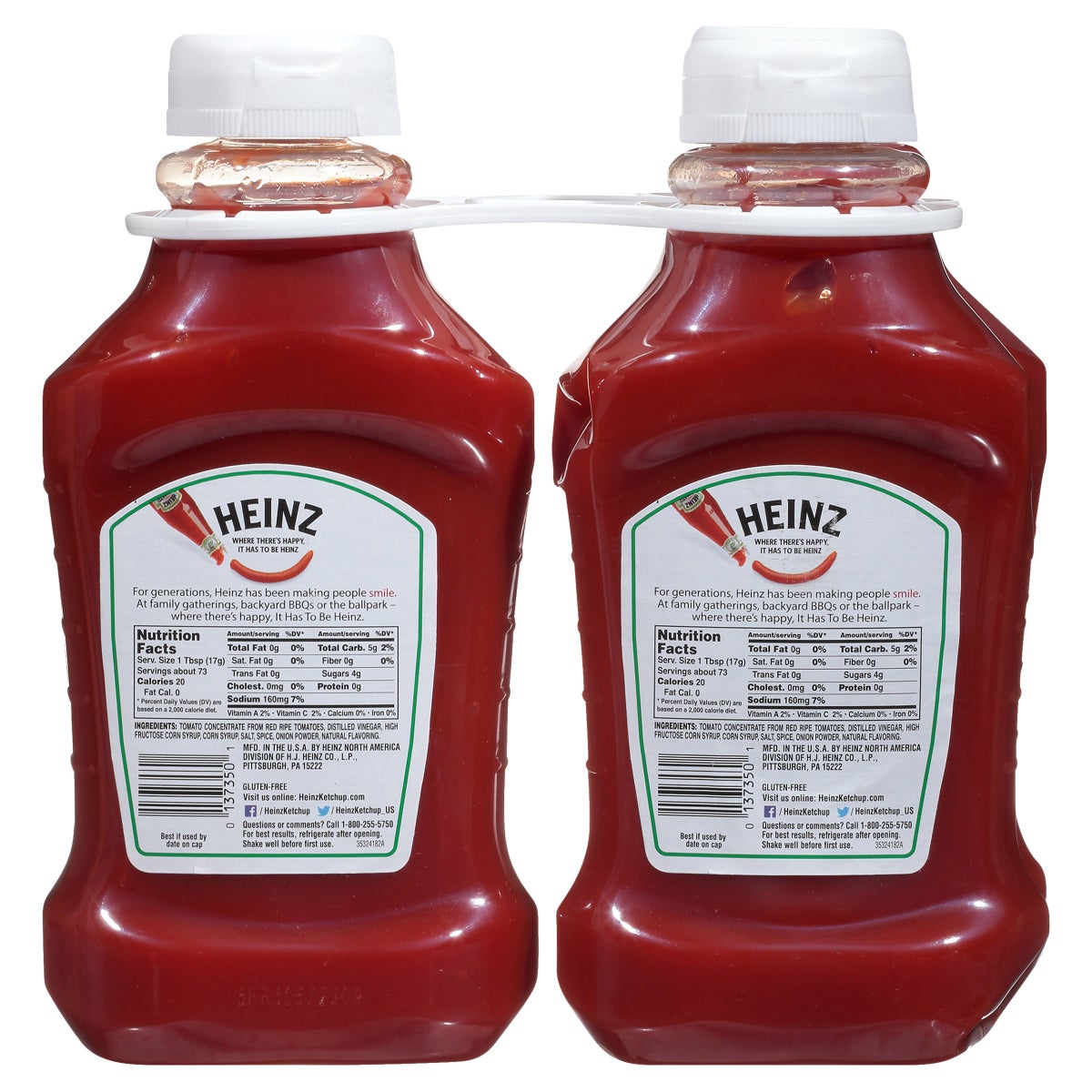 Gluten free Heinz tomato ketchup 44 oz