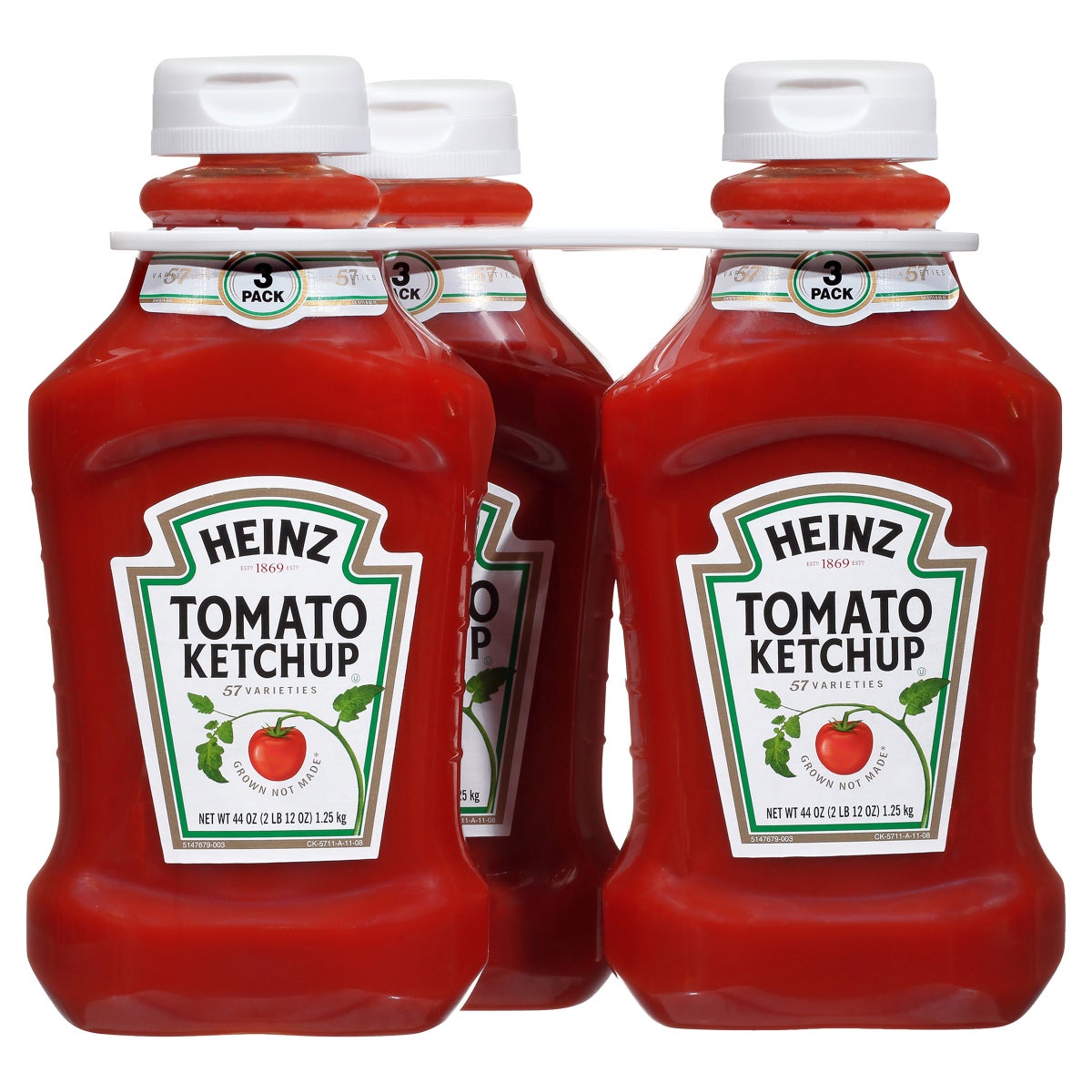 Three-pack Heinz ketchup for family meals