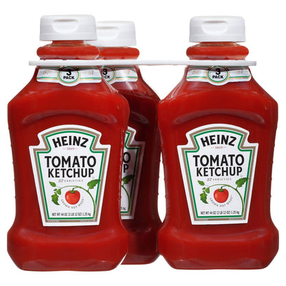 Three-pack Heinz ketchup for family meals