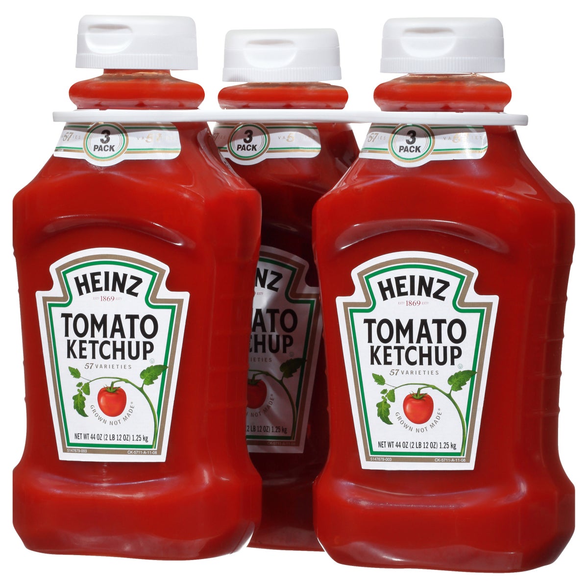 Heinz ketchup bottle design and label