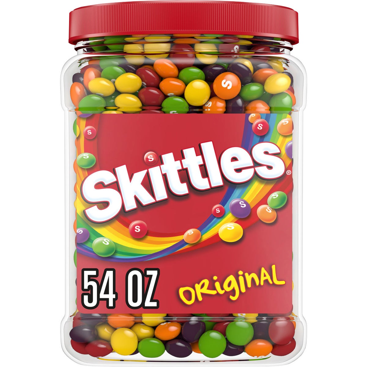 Skittles Original bite size candies 54 oz jar