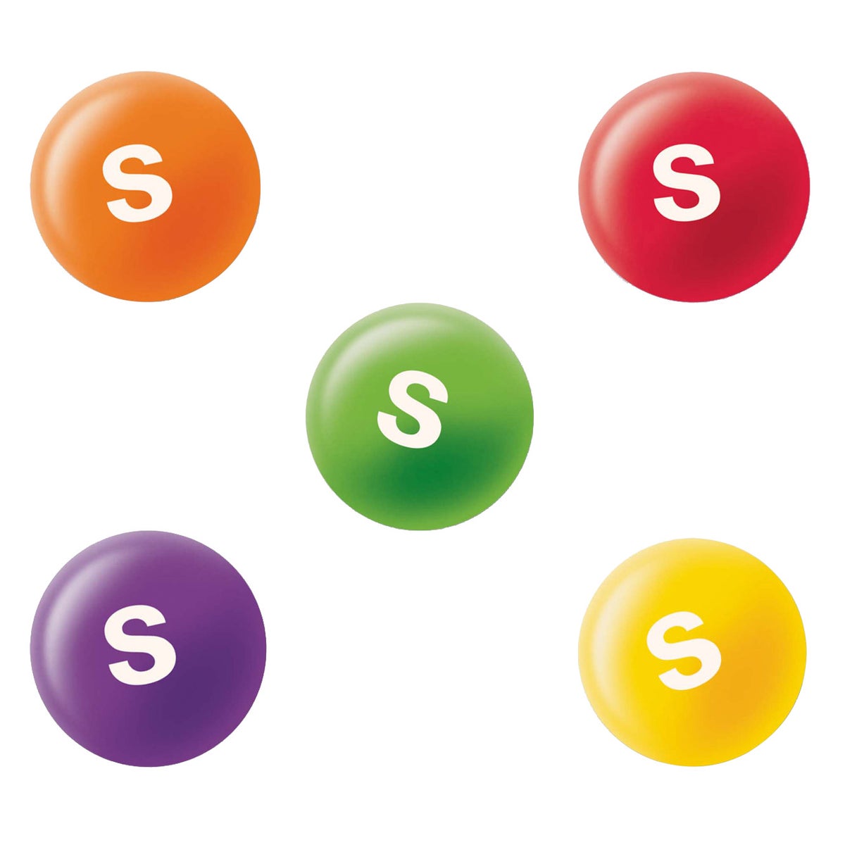 Resealable jar of Skittles bite size candies