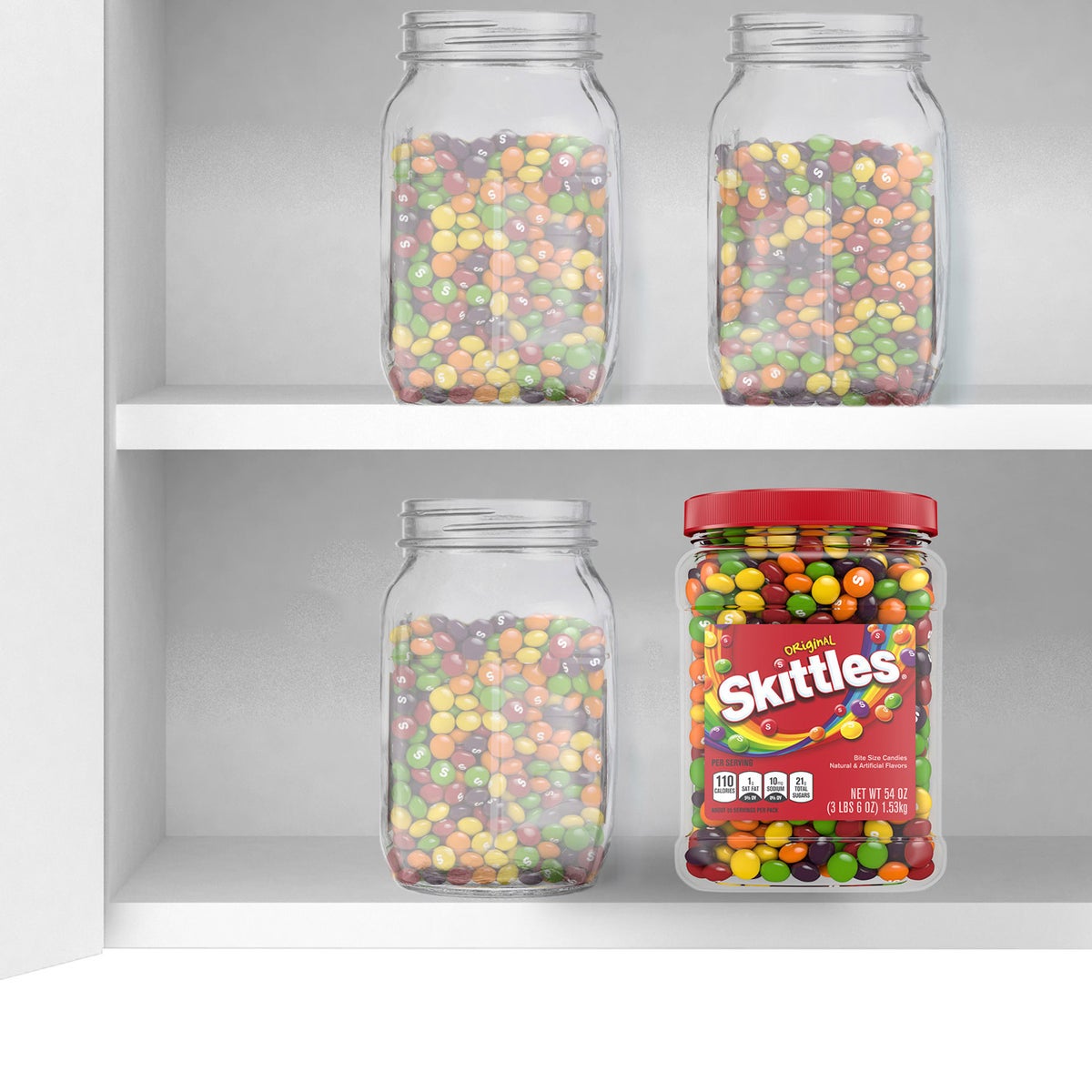 Skittles Original candy packaging detail