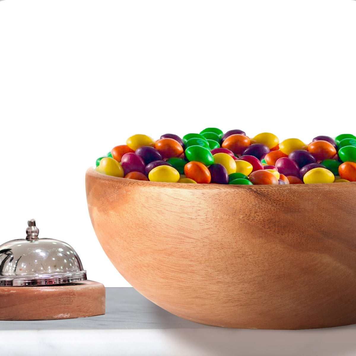 Skittles bite size candies in resealable container
