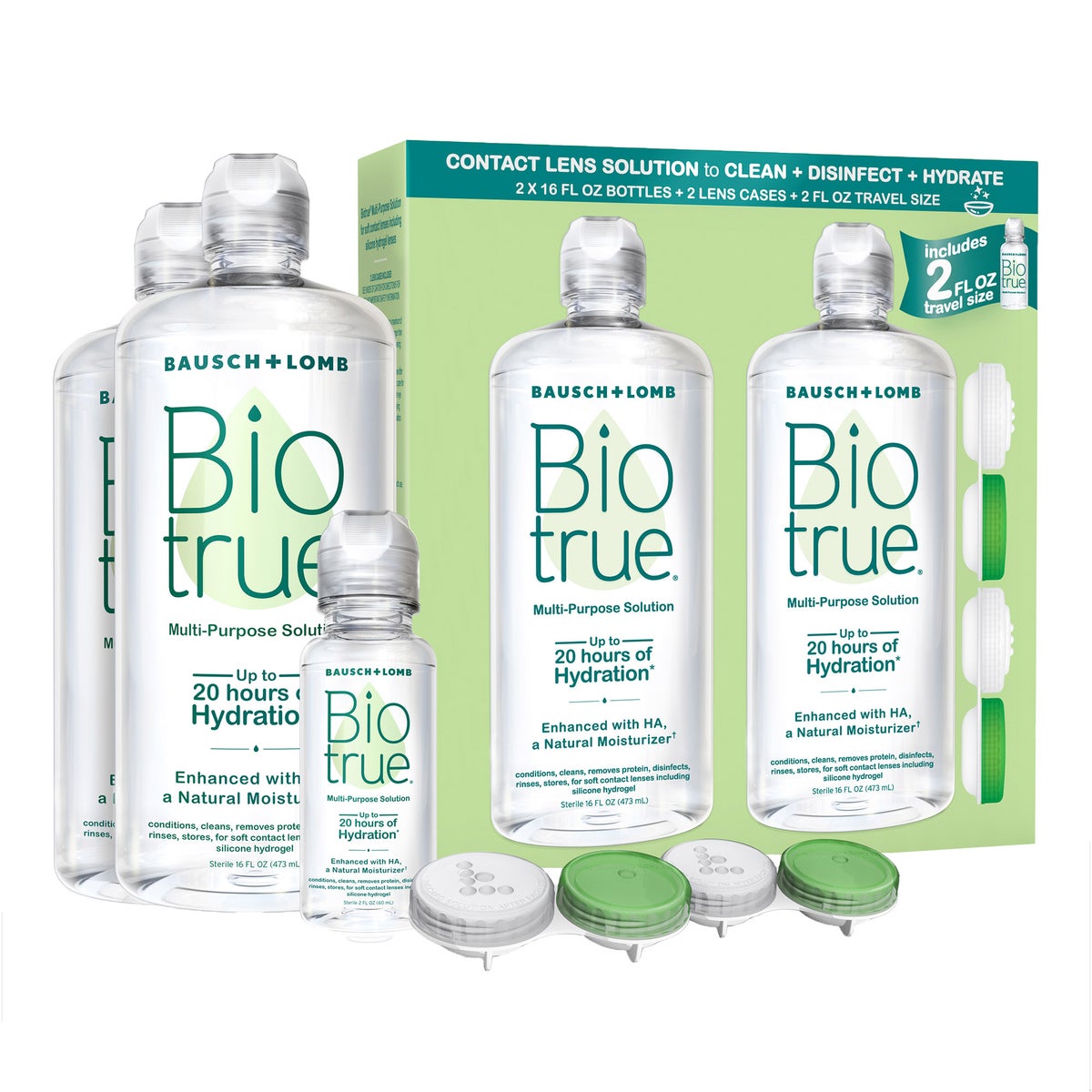 Biotrue multi-purpose contact lens solution 34 ounces