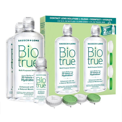 Biotrue multi-purpose contact lens solution 34 ounces