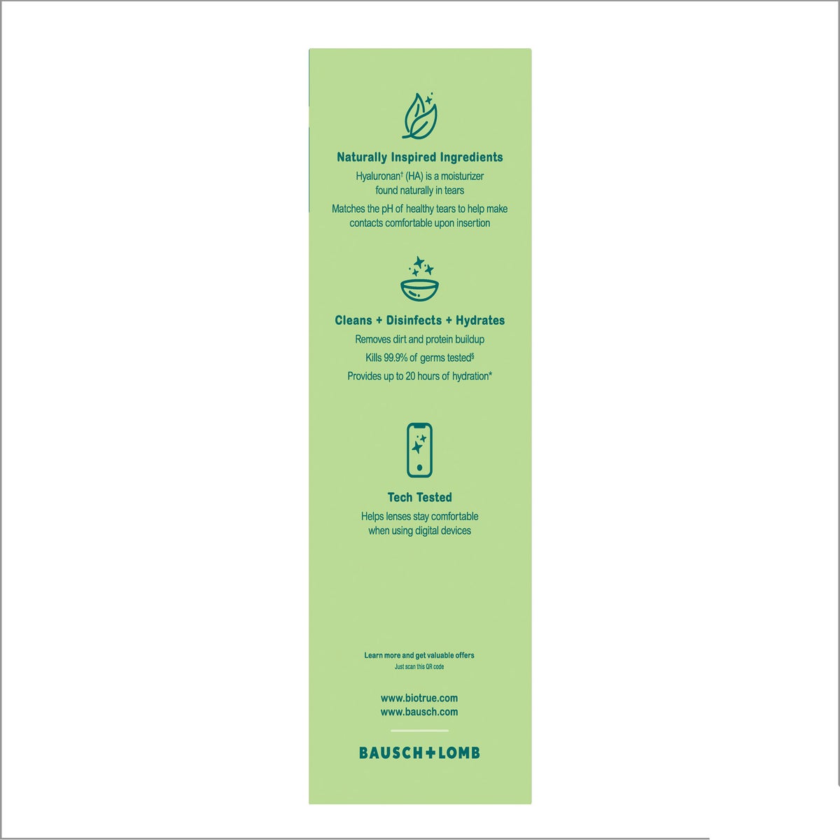 Biotrue multi-purpose solution value pack for daily lens care