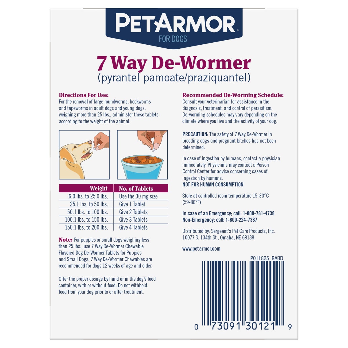 PetArmor 12-count dog de-wormer chewables