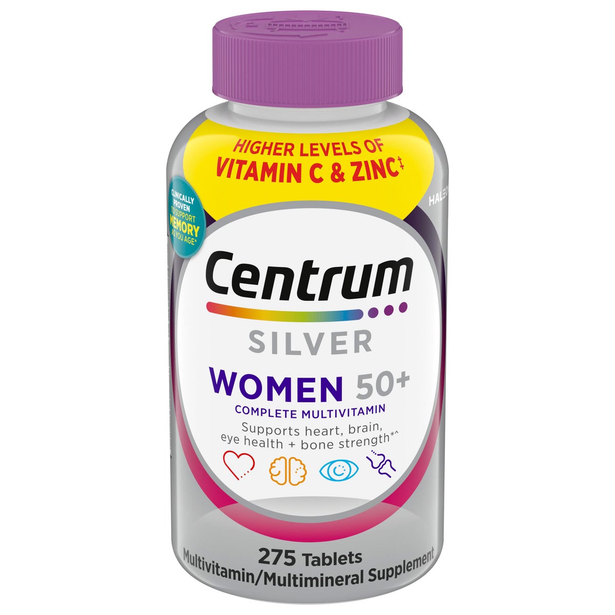 Centrum Silver Women 50+ multivitamin bottle