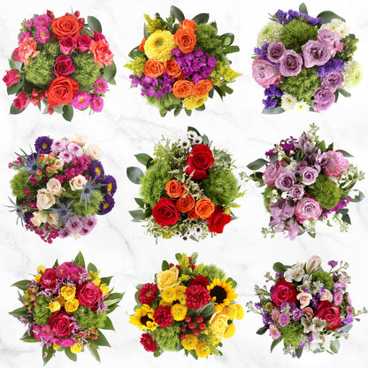 Fresh mini flower arrangements for events