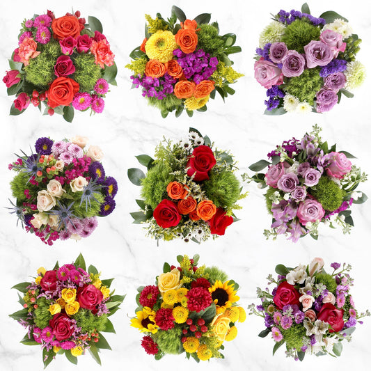 Fresh mini flower arrangements for events