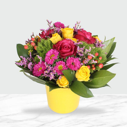 Giftable mini flower arrangements set of 9