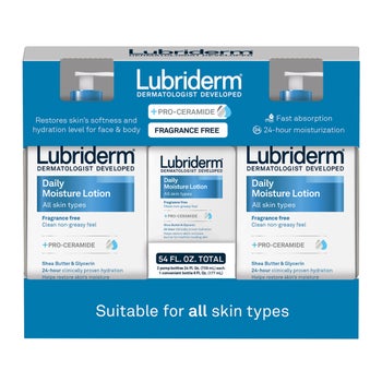 Lubriderm daily moisture lotion value set