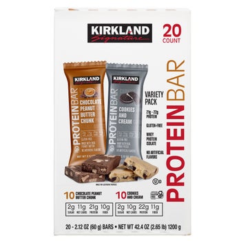 Kirkland Signature high protein snack bars assortment