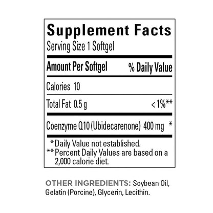 Nature Made CoQ10 400 mg value bottle