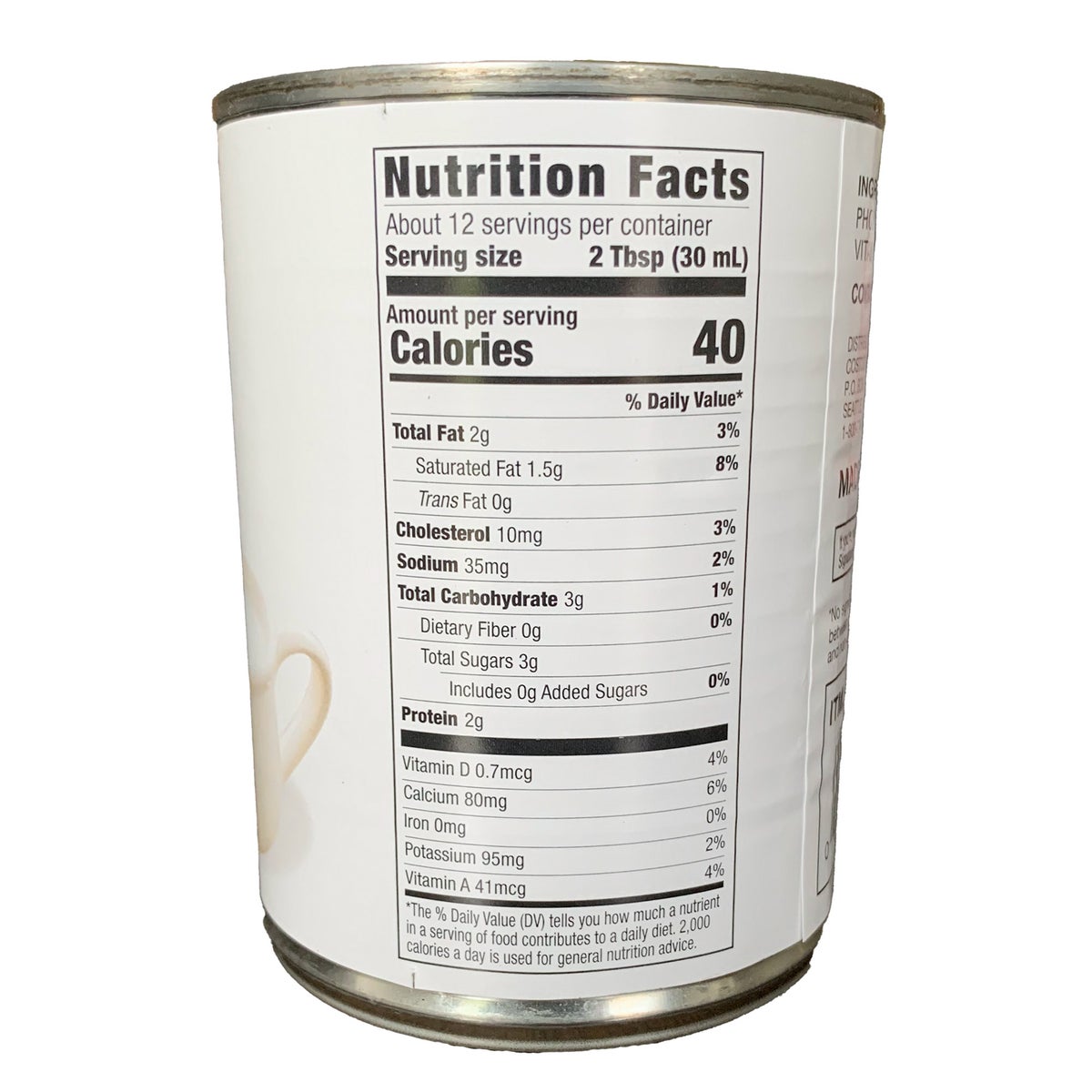 Kirkland Signature evaporated milk pantry staple