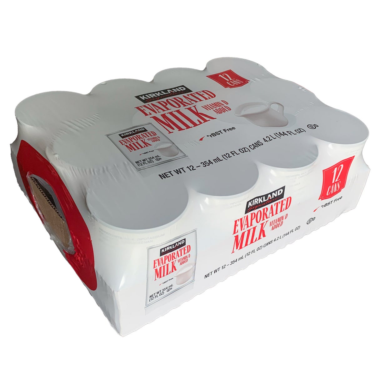 Kirkland Signature rBST free evaporated milk