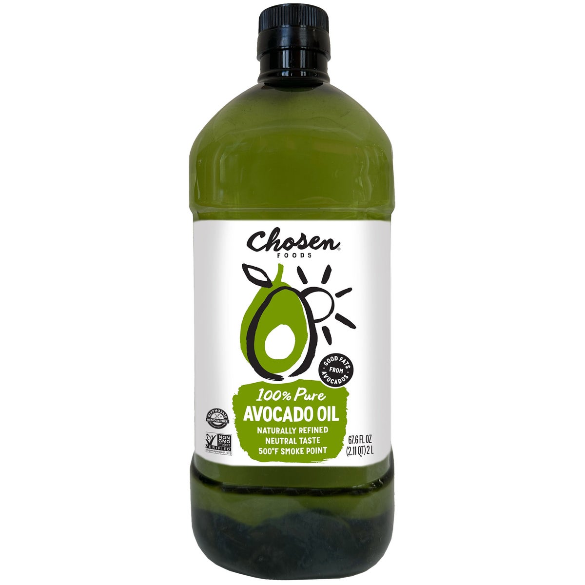 Chosen Foods 100% pure avocado oil 2 L bottle