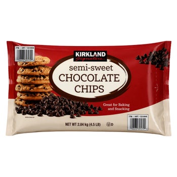 Kirkland Signature semi-sweet chocolate chips 4.5 lb bag
