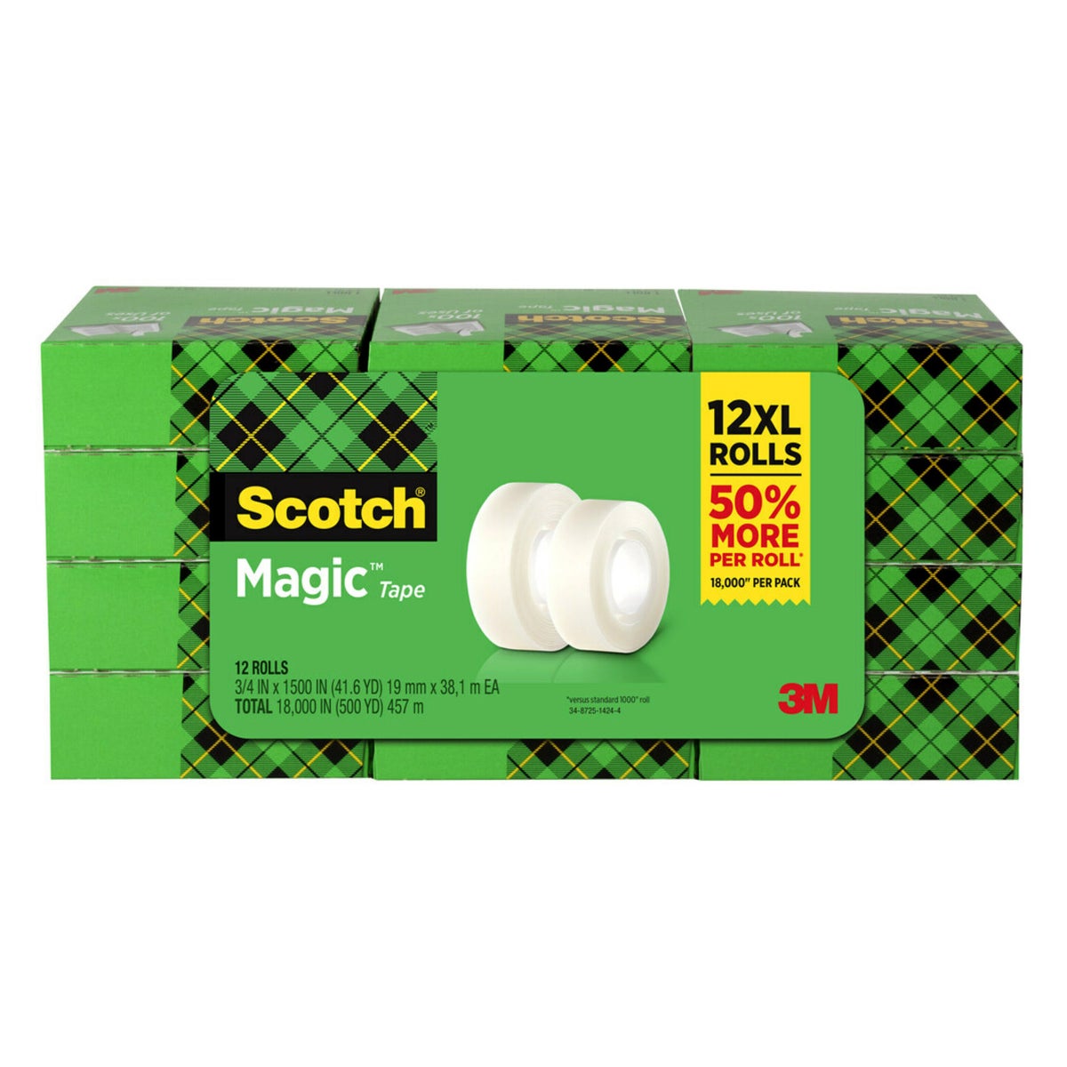 Scotch Magic Tape 12-count pack