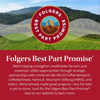 Folgers Classic Roast instant coffee side view