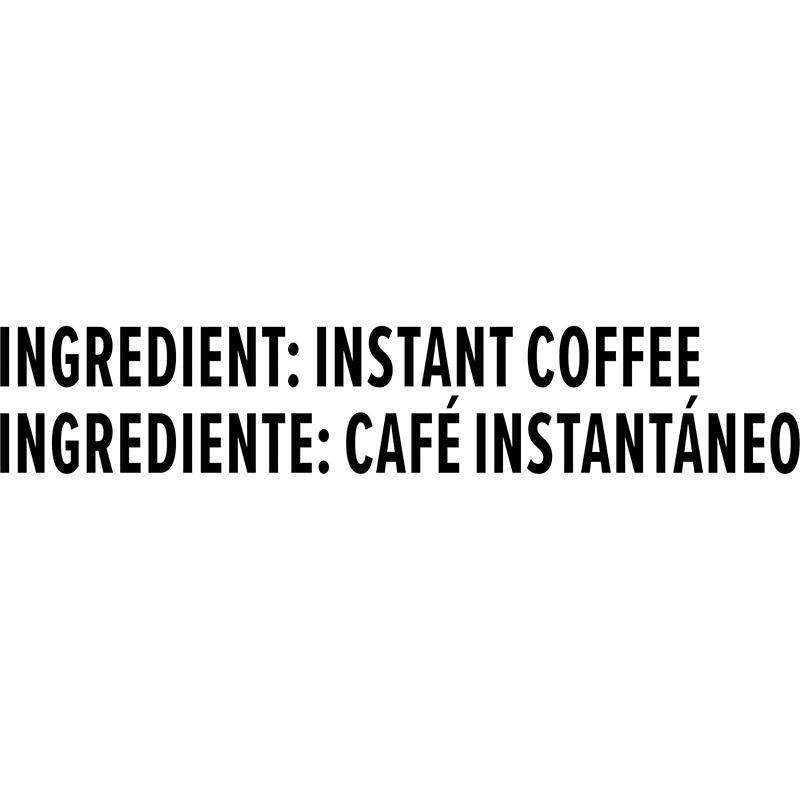 Instant coffee jar for hot or cold drinks