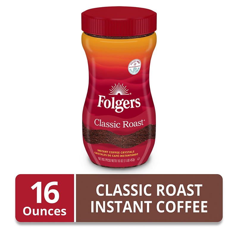 Folgers coffee for quick morning preparation