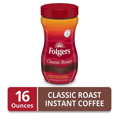 Folgers coffee for quick morning preparation