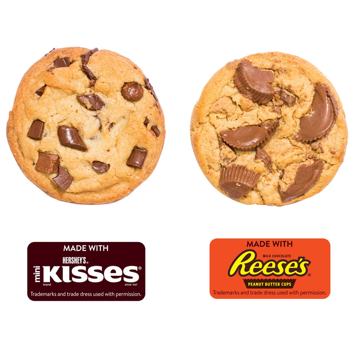 David’s Cookies Reese’s Peanut Butter Cup cookies