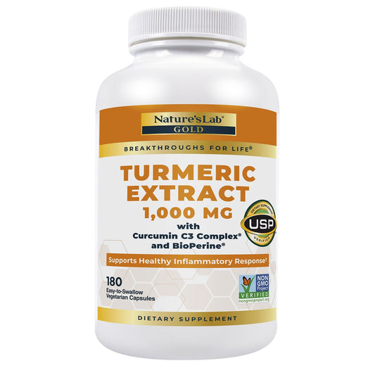 Nature's Lab turmeric extract 1000 mg vegetarian capsules