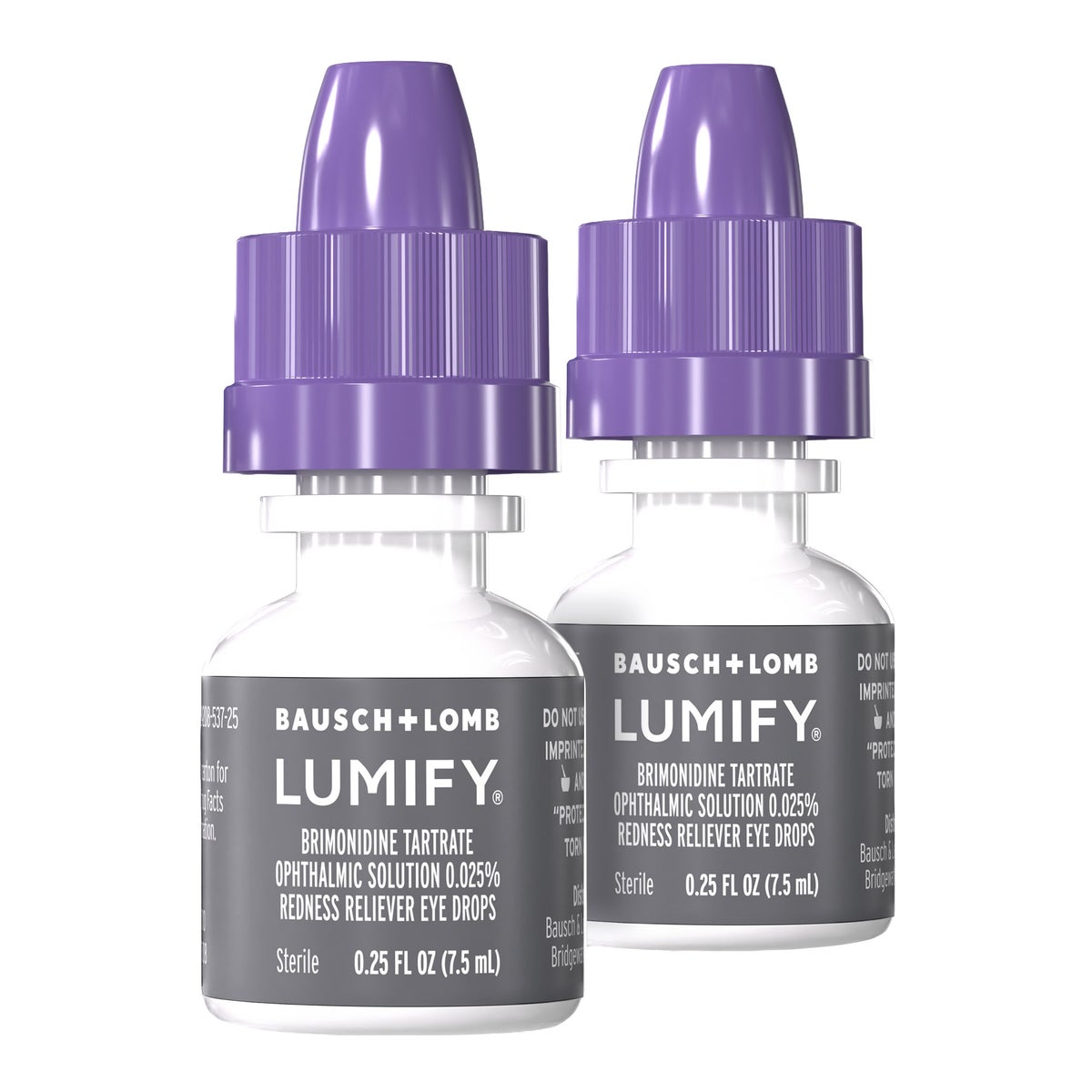 Lumify eye drops 7.5 ml bottles