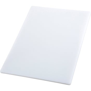 Winco white cutting board 12 x 18 for kitchen prep