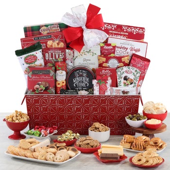 Warmest Greetings Basket assorted sweet gift basket