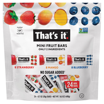 That's it Mini Fruit Bars 24-count variety pack