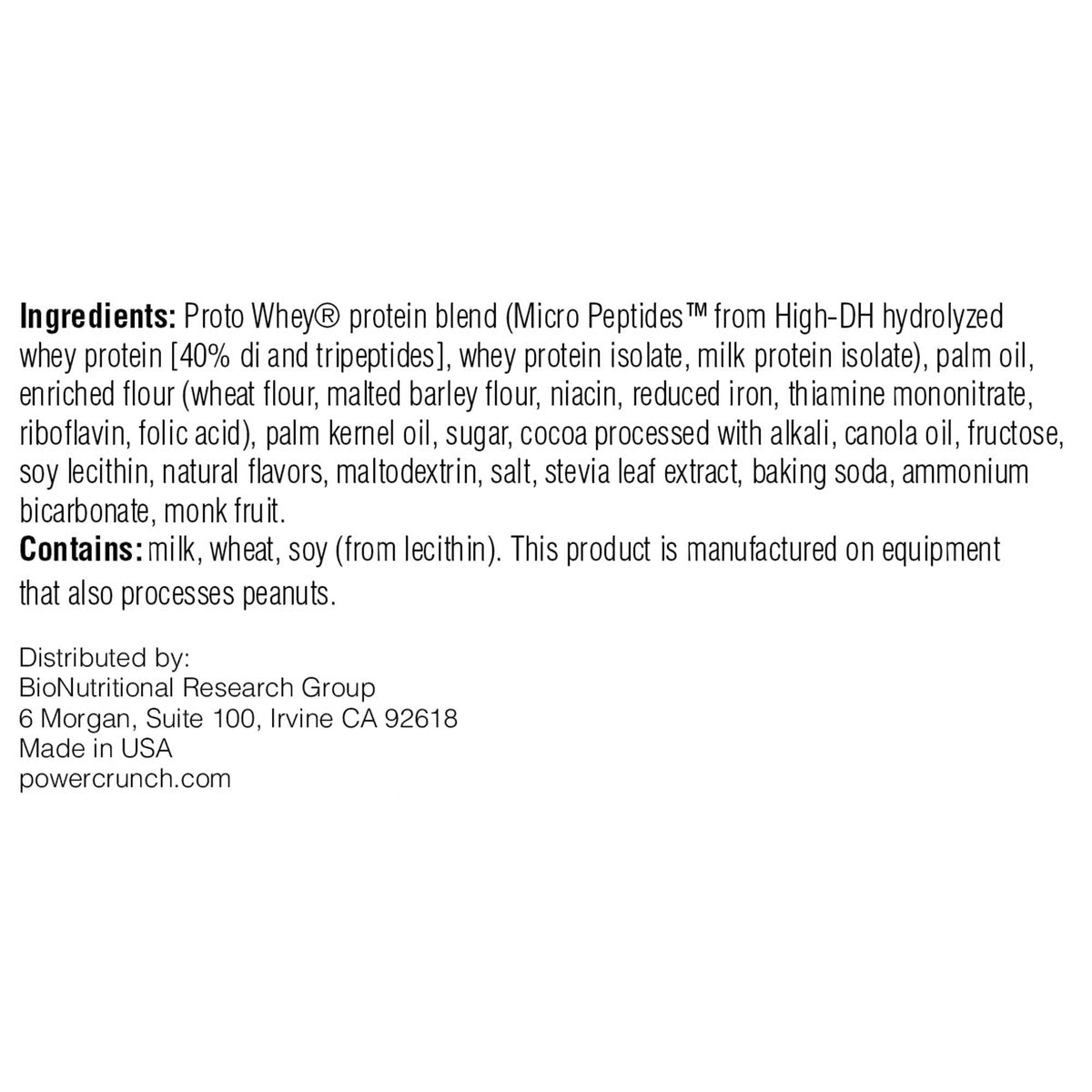 Protein energy bar packaging with 13g protein